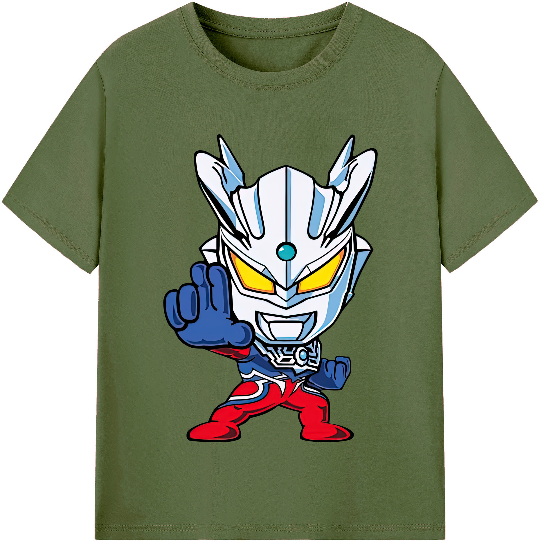 （画像用） ウルトラマン Ultraman 綿100％半袖Tシャツ（フロントプリント）